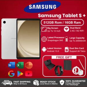 SAMSUNG GALAXY TAB S9 16GB RAM+512GB ROM 4G LTE Dual SIM Card Wifi Tablet Android with Stylus Pen