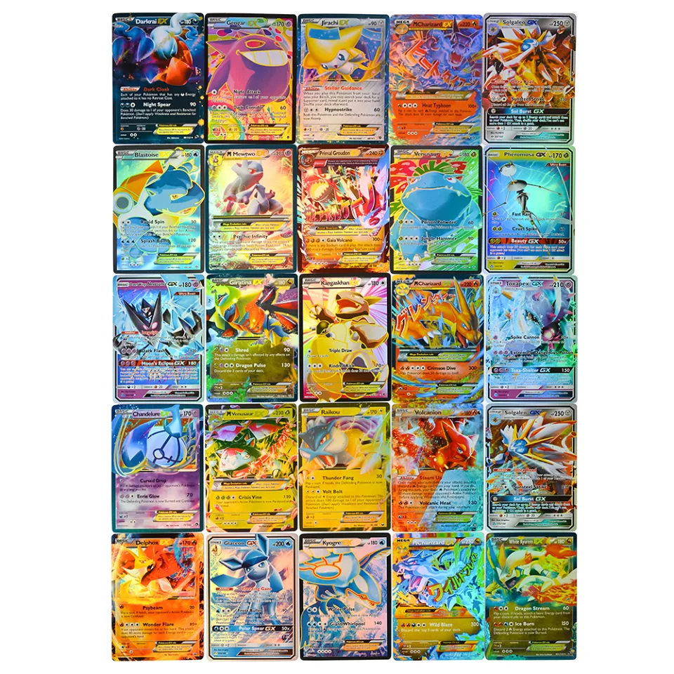 pokemon cards 100枚　まとめ売り Bandai | 100 Pcs English Pokémon TCG: EX GX Cards Box Pokémon