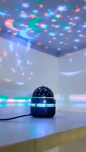 Disco Ball Light LED USB Magic Spinning Laser Lamp DJ Christmas Projector Strobe Party Light Decor