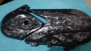 Honda Beat FI V3 Crank Case Cover – Forged Carbon Design | Durable & Stylish