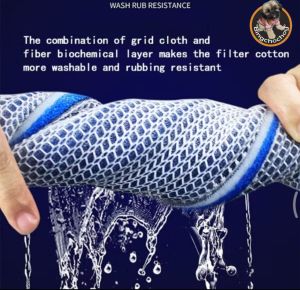 Reusable 8D Filter Foam Cotton Sponge Filter Aquarium Filter Media 30x20cm (upgrade)