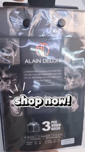 Alain Delon (3 Pcs) Men’s Relaxed Fit Woven Cotton Boxer Underwear for Breathable Everyday Comfort – AD6346