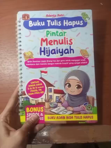 BUKU TULIS HAPUS PINTAR MENULIS HIJAIYAH FREE SPIDOL & PENGHAPUS - CAHAYA AGENCY