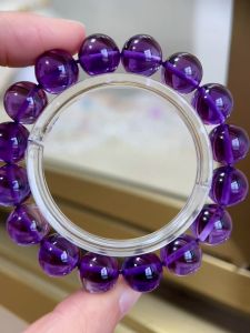 Montagne Jewelry Original Design Fine Jewellery Natural Crystal 11-12mm Flawless Amethyst Bracelets