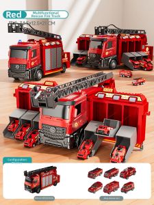 Letop Baby | Large Multifunctional Fire Truck Toy Spraying and Transformable