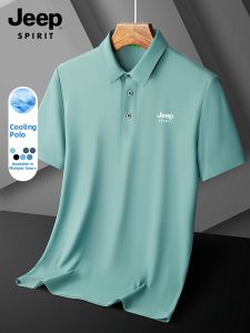 JEEP SPIRIT | Summer Cool Ice Silk Short Sleeve Polo Shirt
