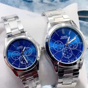 Watchiend นาฬิกาข้อมือคาสิโอ หน้าปัดแบนขนาด 38มม. สายเลท มีให้เลือกหลายสี พร้อมกล่องแถมฟรี