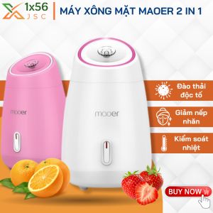 Máy Xông Hơi Mặt Hoa Quả Máy Phun Sương Nano Tạo Ẩm Tự Động 2 In 1 Cấp Ẩm Cho Da Massage Da Mặt
