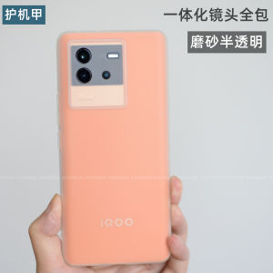 Ultra-Thin Transparent Silicone Phone Case for IQOONEO6 Neo6 Neo5S Mens Anti-Slip Protective Cover Full Lens Protection