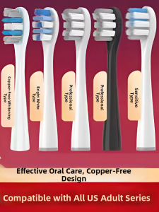 Soft Bristle Electric Toothbrush Head Compatible with Usmile Y1S/Y4/U2/Y10/P10pro/Y20/U4 for Deep Cleaning Dental Care