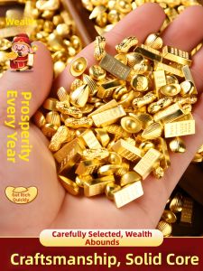 BINYUE | Ornamental Accessories Gold Plated Replica Grains