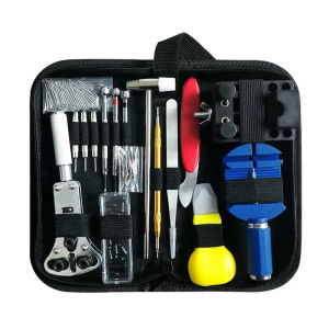 147 Parts Watch Repair Tool Kit for Disassembly Installation Maintenance Adjusting Straps Replacing Batteries