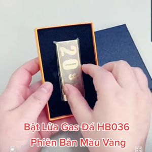 Bật Lửa Gas Siêu Mỏng Bạc Phối Vàng HB036 ( Có Hộp - Tặng Kèm Đá Lửa Thẻ Bài Đa Năng ) Hộp Quẹt Thích Hợp Làm Quà Sưu Tầm Quà Tặng Bật Lửa Kim Loại Chống Oxy Hóa - Lazada