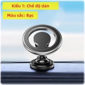360 ° Giá Đỡ Điện Thoại Từ Tính Xoay Được Gắn Khe Gió Ô Tô Khung Kim Loại Tương Thích Với MagSafe iPhone 16 15 14 Xiaomi Huawei - Bộ Dụng Cụ GPS Đa Năng