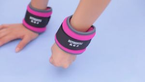 Wrist Ankle Weights Black Color Sold in Pairs 0.5KG to 2.5KG