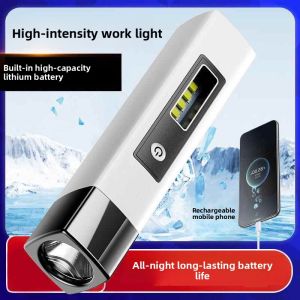 MO DE FA | Multi-Function Strong Light Flashlight with Emergency Power Bank and Side Light