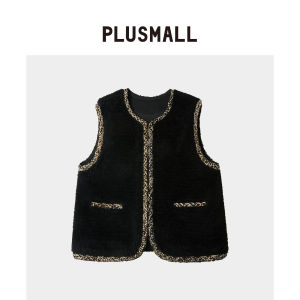 Evening Luxury Fur-like Faux Fur Large Fluffy Lamb Wool Vest