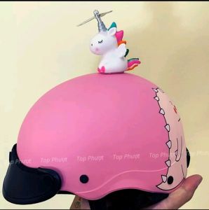 khủng long chong chóng Gắn Mũ Bảo Hiểm cute