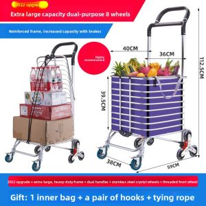 GIANXI | Portable Extra Large Capacity Shopping Cart