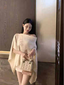 Plus Size Womens Clothing 2024 Fall and Winter New Arrival Fat Sister Idle Style Loose Cape Hair Knitwear Gentle and Pure Desire Sweater