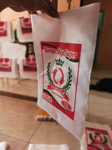 PLASTIK BERAS cap RAJALELE new 3kg (100pcs)