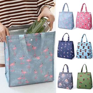YUNAFIN Kids Travel Storage Bag Lunch Box Insulated Thermal Bag Breakfast Organizer Cooler Lunch Bag