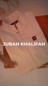 KHOIRUMMAH Jubah Khalifah Couple - Gamis Ayah & Anak - Jubah Polos Lengan Panjang - Navy