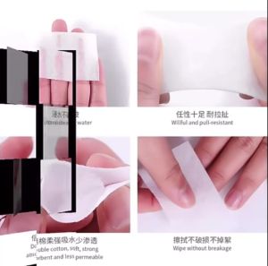 สําลีแบบเเข็งไร้ขน Nail Wraps Cotton Pads