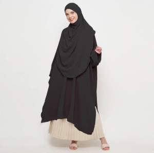 Tunik Abaya Wanita Malay Jumbo Lebaran Terbaru