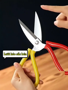 [HCM]Kéo cắt vào đa năng Không Gỉ Kéo Thép Cao Cấp-Hesede