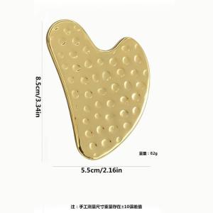 304 Stainless Steel Gua Sha Facial Massage Tools Smooth Sturdy Metal Scraper For Face Body Reduce Puffiness〔DD329〕