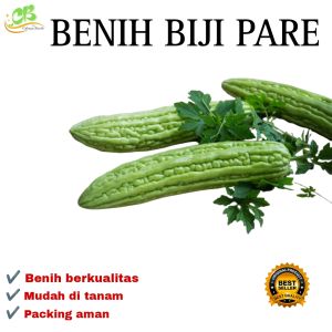 Benih biji pare/paria besar isi (25 biji) Bibit pare/peria unggul