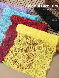 Decorative Elastic Lace Trim Fabric for DIY Clothing