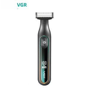 VGR | Tông Đơ Cắt Tóc Nam VGR 360 Chống Thấm Nước Có Thể Sạc Lại Có Thể Điều Chỉnh Toàn Thân Có Thể Giặt Được Lưỡi Dao Bằng Thép Không Gỉ Để Cắt Tỉa Râu Mũi Tai