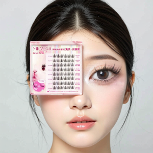 Mr.Wish Upgraded No-glue Fake Eyelashes Animal Series Lazy Three-Partials Essential Beauty Tools for Easy Makeup Application