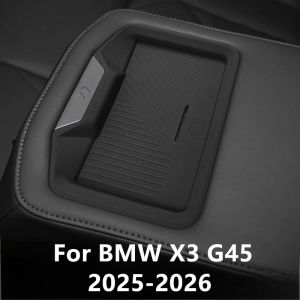 For BMW X3 G45 2025-2026 Car Rear seats Wireless Charging Silicone Mat Rear Wireless Charging Protection Mat