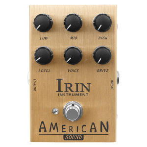IRIN AN-34 American Sound AMP Simulator Pedal of FD 57 Deluxe Amplifier from Clean to Overdrive Sound for Electric Guitar/Bass