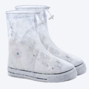Waterproof Shoe Cover Men Womens Silicone Sport Rain Boot Cover with Layer Non-slip Material Wear-resistant Thick Shoes Cover