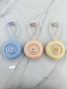 Pwer Bank Cartoon Round Comes With Dual 20000mAh Compact Portable Power Bank (Super Cute)