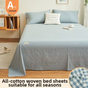 MINGSHA | Colorful Cotton Washed Bedding Set Check