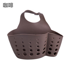 Adjustable Kitchen Sink Plastic Drain Basket Storage Rack Hanging Basket Kitchen Small Accessories Kitchen Utensils Storage Shelf