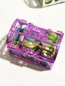 Kenleff Chocolate Treasure Chest Gold Coin Ingot Golden Eggs Coin Kids Snack Candy Boxed Halloween Gift