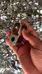 Peninggi Shock Breaker Chrome Pangkon U Besi Chrome Shock Belakang Bebek Besi 2 Pcs + Baut