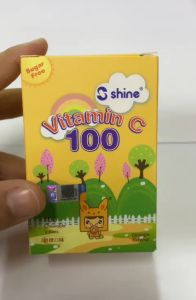 Shine Cutie Vitamin C Orange Flavour 100mg for KIDS(EXP DATE: 11/2027)