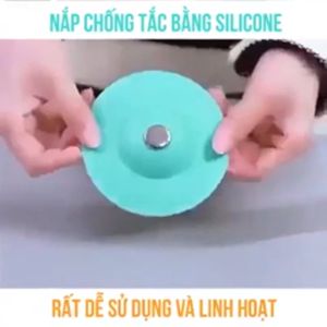 Nắp đậy bồn rửa bát bồn thoát nước nhà tắm bằng silicon