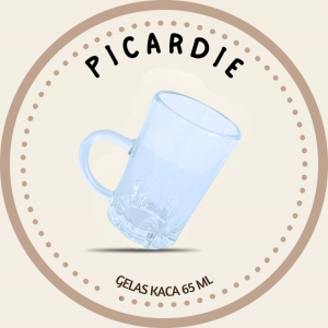 Picardie Tumbler 100 mL (65 mL ) | Picardie Glassware | Gelas Minum Kaca Cafe