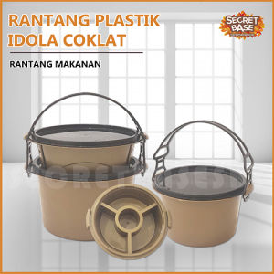 RANTANG HAJATAN BULAT - Rantang Susun Plastik / Tempat Makan / Bekal