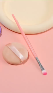 Indo 1866 -  Set Alat Makeup Puff dan Kuas Premium / Puff Bedak dan Kuas Rias Multifungsi