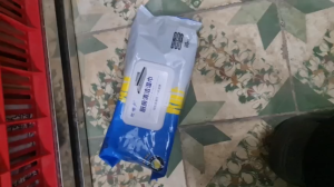 Khăn Ướt Lau Bếp Đa Năng Xanh-Xám NẶNG 600G