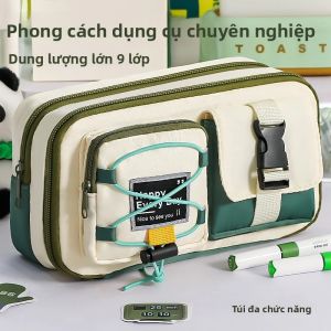 Hộp Đựng Bút Chì Công Suất Lớn Dành Cho Học Sinh Trung Học Cơ Sở Công Cụ Tổ Chức Hướng Dẫn Học Sinh Trung Học Bằng Vải Với Mức Độ Ngoại Hình Cao